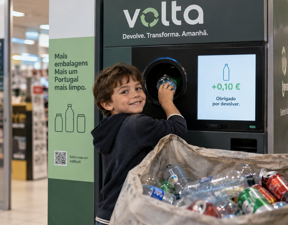 Portugal conta as suas garrafas, mas não as pessoas que as devolvem