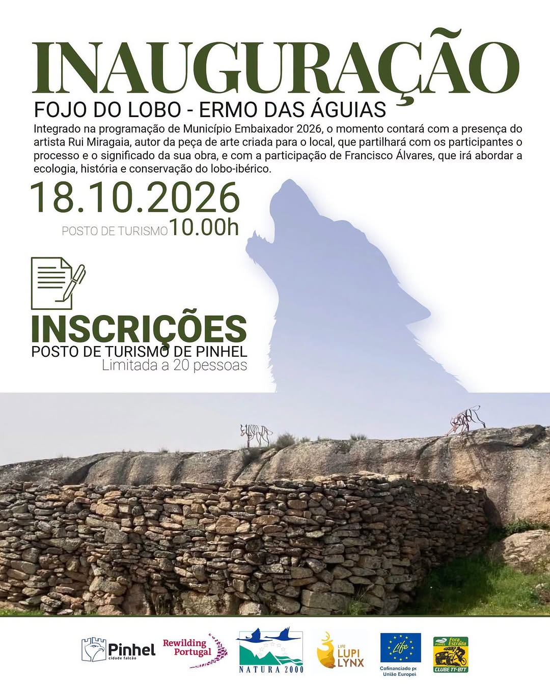 Inauguração do Fojo do Lobo – Ermo das Águias