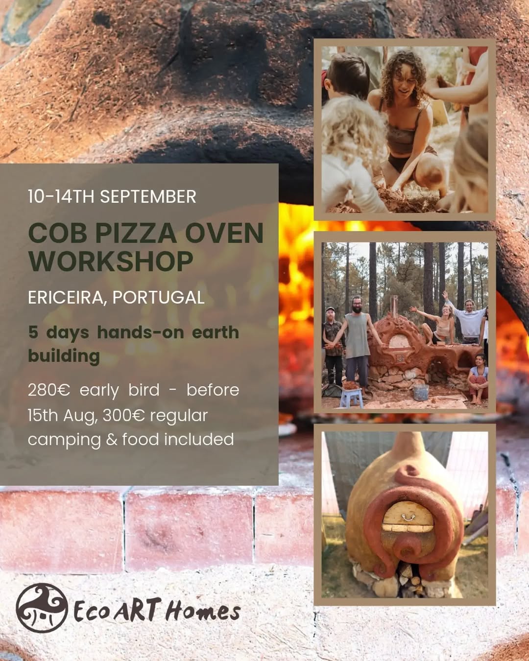 Cob Pizza Oven Building Workshop