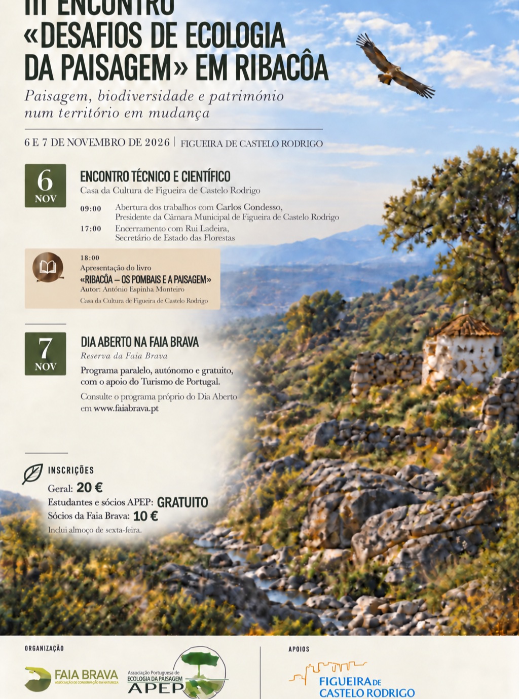 III Encontro "Desafios de Ecologia da Paisagem – Paisagem, Biodiversidade e Património num Território em Mudança"