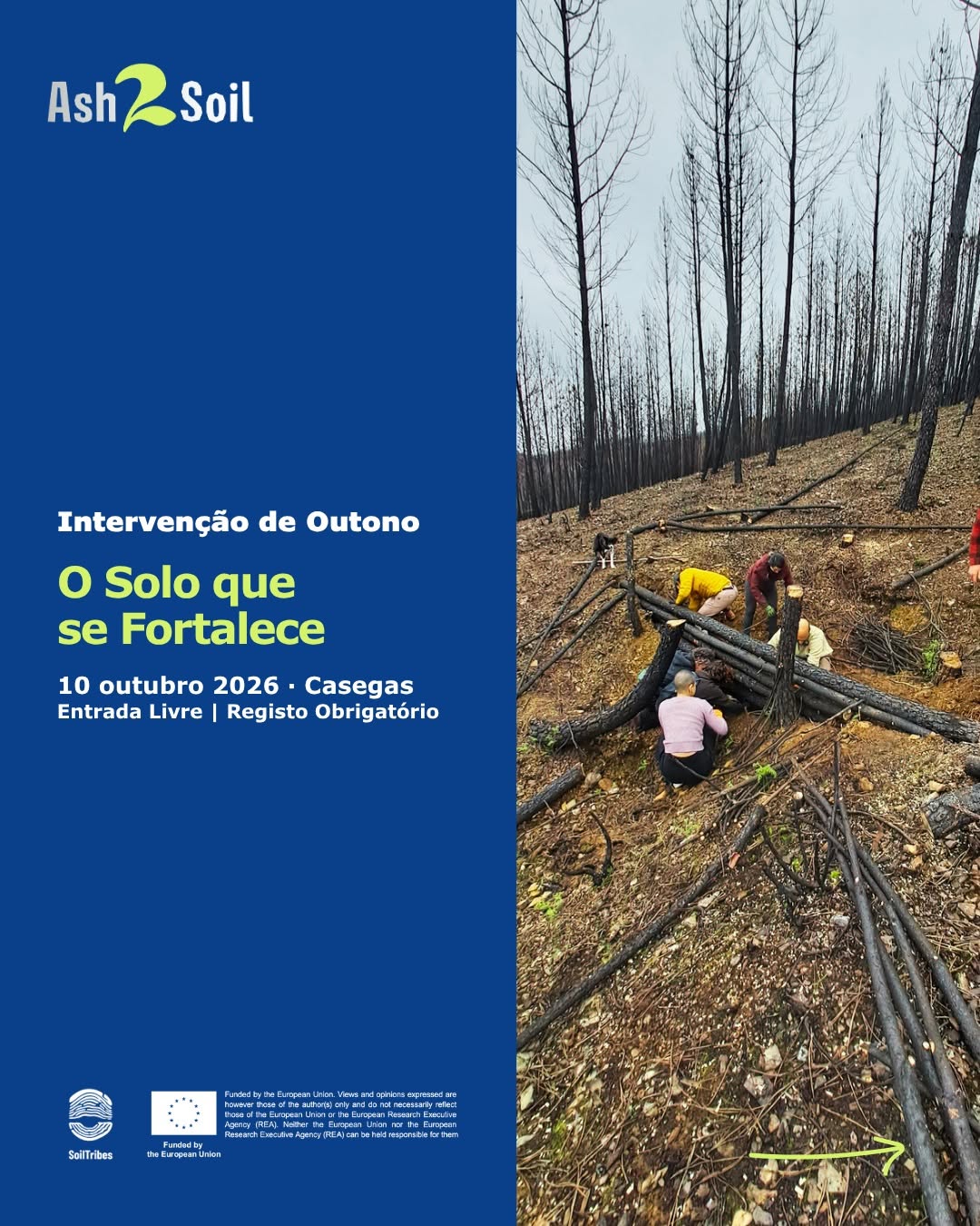 Ash2Soil: From Ashes to Living Soil — intervention at Quinta do Céu