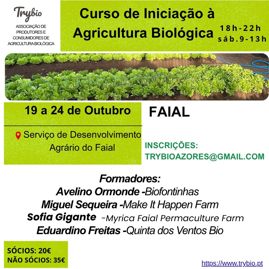 Curso de Iniciação à Agricultura Biológica – Faial